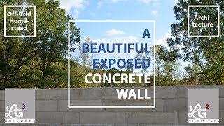 A Beautiful Exposed Concrete Wall [upl. by Pohsib]