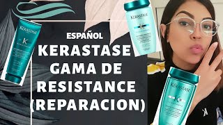 Kérastase en Español Gama de Resistance REPARACION [upl. by Niltiak]