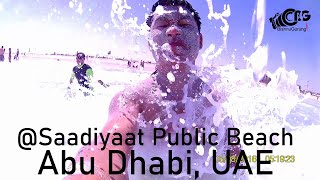 Saadiyaat Public Beach Abu Dhabi [upl. by Aydidey296]