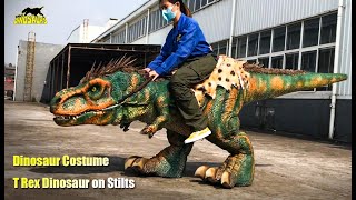 Dinosaur Costume T Rex on Stilts  Costumes [upl. by Nolram]