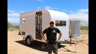 How to Build a DIY Travel Trailer  Aluminum Exterior and more Part 2 [upl. by Salomone]