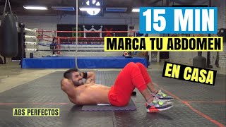 Rutina en Casa Para Marcar Abdominales  Solo 15 Minutos de abs [upl. by Yemrots221]