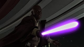 Mace Windu Lightsaber Compilation [upl. by Minardi809]