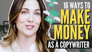 What Does A Copywriter Do 16 Ways To Make Money Copywriting [upl. by Ennasus]