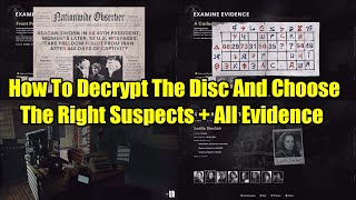 How To Decrypt The Floppy Disc And Choose The Right Suspects In Cold War  All Evidence Locations [upl. by Lacagnia]