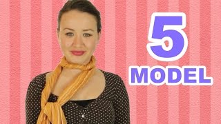 5 Farklı Şal Bağlama Modeli [upl. by Fanya601]