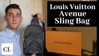 Louis Vuitton Avenue Sling Bag UnboxingReview [upl. by Ingham645]