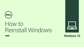 How to Reinstall Windows 10 Official Dell Tech Support [upl. by Ahsitel]