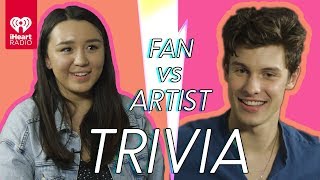 Shawn Mendes Challenges A Super Fan In A Trivia Battle  Fan Vs Artist Trivia [upl. by Yedsnil]