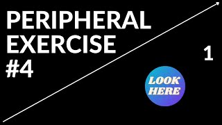 PERIPHERAL VISION EXERCISE  How to improve your eyesight Training 4 [upl. by Zora]