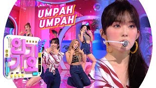 Red Velvet레드벨벳  Umpah Umpah음파음파 인기가요 Inkigayo 20190825 [upl. by Linnell]