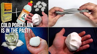 6 DIY recipes for selfhardening mass for crafts and decoration Cold porcelain is in the past [upl. by Aynekat]