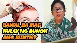 Bawal ba sa buntis ang magpakulay ng buhok  Pwede ba mag kulay ng buhok ang buntis [upl. by Lathrope]