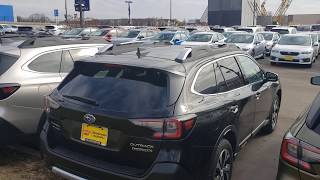 2020 Subaru Outback How To Roof Rails [upl. by Esmerolda]