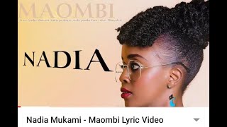 Nadia Mukami  Maombi Lyric Video [upl. by Ayalahs67]