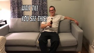 How To Change The Cover On IKEA Karlstad Couch [upl. by Akimahc]