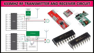 RF Transmitter and Receiver Circuit using 433 Mhz Module [upl. by Nhguavoj155]