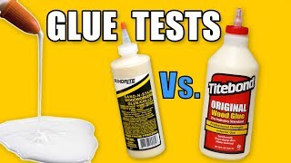 Testing Wood Glues  Titebond Vs Bondrite Adhesives [upl. by Uok]