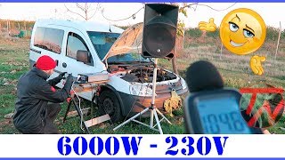 Probamos INVERSOR de 6000W MENUDA LOCURA el COCHE NO PUEDE MAS  Onda Pura 12V a 220V 230V 👨🏽‍🏭🧰 [upl. by Yrehc24]