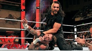 CM Punk vs Seth Rollins Raw Dec 30 2013 [upl. by Juster]