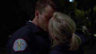 Chicago Fire 9x16 Kiss Scene Matt and Sylvie [upl. by Tillinger549]