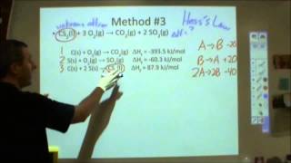 Enthalpy  the four common ways to calculate delta H [upl. by Valonia]