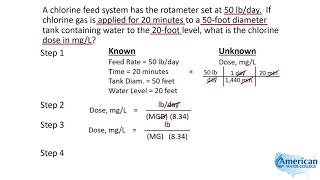 Water Treatment Math  Chlorine Dose Calculation [upl. by Keeler449]