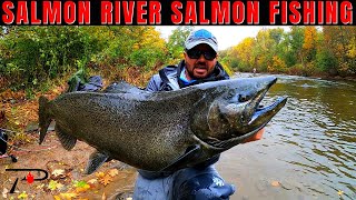 Salmon Fishing New Yorks World Famous Salmon River [upl. by Esirahs]