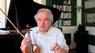 Itzhak Perlman talks about the Beethoven Violin Concerto [upl. by Allemahs]