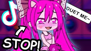 Gacha Life Tik Tok CRINGE THE SCARIEST UWU CAT [upl. by Alexio]