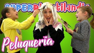 PELUQUERÍA DIVERTILANDIA 3 con Andrea e Irene [upl. by Primalia]