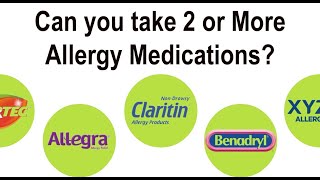 Allergy Relief  Allegra Zyrtec Claritin 2nd Generation Antihistamines [upl. by Bab]