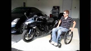 Motorcycle Modified for a Paraplegic [upl. by Varian265]