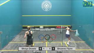 Breanne FLYNN vs Shriya DRAWID  Senior National Championships 2025 [upl. by Arleyne117]