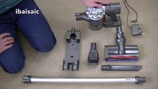 Dyson V6 Cordless Vacuum Cleaner Demonstration amp Review [upl. by Aihsenrad]