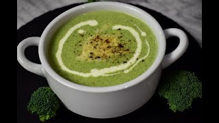 Healthy Broccoli Soup  Tasty amp quick recipe [upl. by Anaeed]