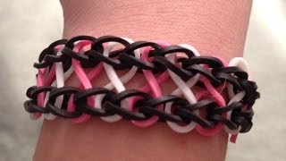 How to Make the Infinity Bracelet on the Rainbow Loom [upl. by Ellevehs]