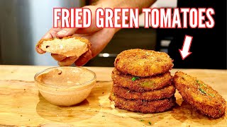 Fried Green Tomatoes  Remoulade Sauce  Quick amp Easy Recipe [upl. by Votaw312]