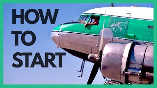 Starting Radial Engines with Buffalo Joe  DC3 MASTER CLASS [upl. by Naesed]