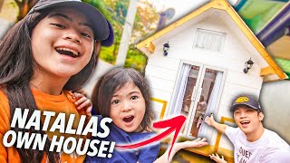 SURPRISING Natalia with her OWN NEW HOUSE  Ranz and Niana [upl. by Vashti401]