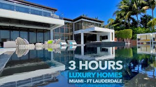 Tour 50 ULTRA Luxury Homes  MIAMI  FT LAUDERDALE [upl. by Ilrebmyk867]