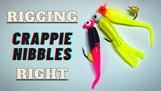 How To Use Crappie Nibbles  3 Ways To Rig Them [upl. by Edrei127]