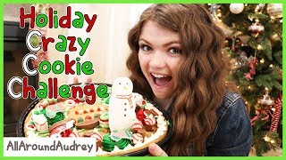 Holiday Crazy Cookie Challenge  AllAroundAudrey [upl. by Anwaf]