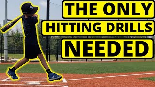 5 ESSENTIAL Baseball Hitting Drills for Youth Baseball Players [upl. by Enilav]