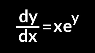 Separable Equations dydx  xey [upl. by Napas]