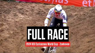 FULL RACE 2024 UCI Cyclocross World Cup  Zonhoven [upl. by Noelyn257]