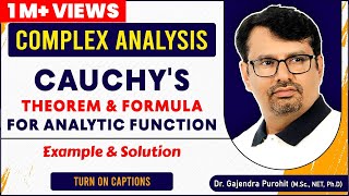 Cauchys Integral Formula For Analytic Function  Example amp Solution [upl. by Nwahsud]