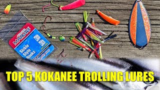 Top 5 Kokanee Trolling Lures [upl. by Jodee687]