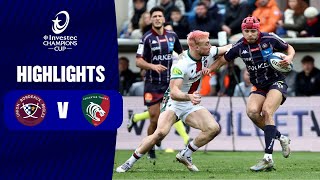 Extended Highlights  Union BordeauxBègles v Leicester Tigers R1  Investec Champions Cup 2425 [upl. by Philan]