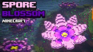 How To Build The Spore Blossom From 118 In Minecraft [upl. by Brittain]